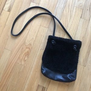Vintage Black Fur Liza Ganz Purse